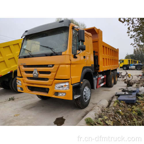 Camion à benne basculante Howo d&#39;occasion pour l&#39;Afrique